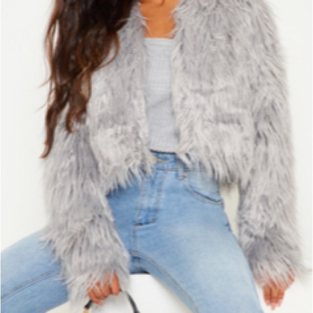 Shaggy Crop Jacket